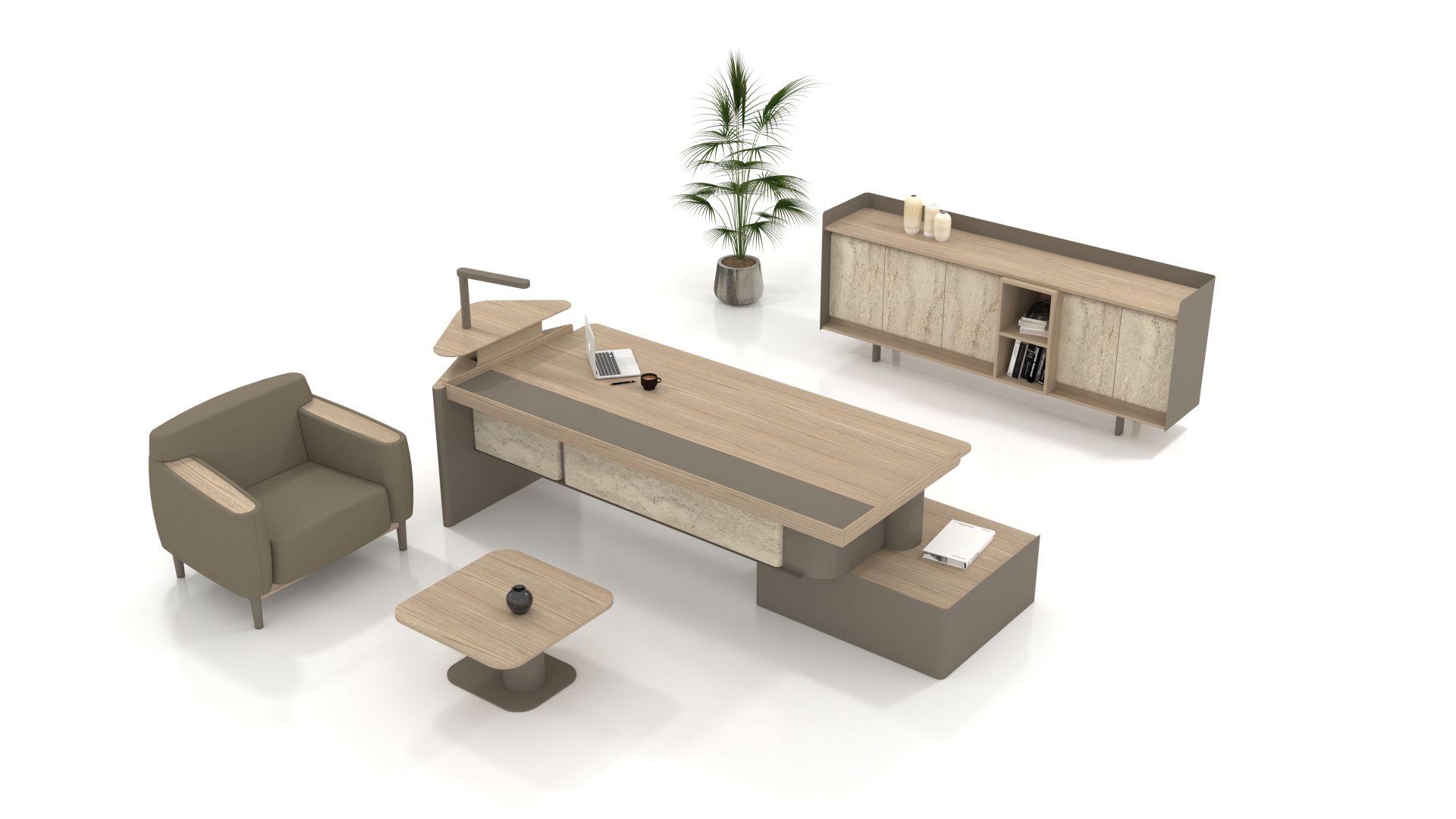 Akburo Polygon Makam Takımı Koltuksuz