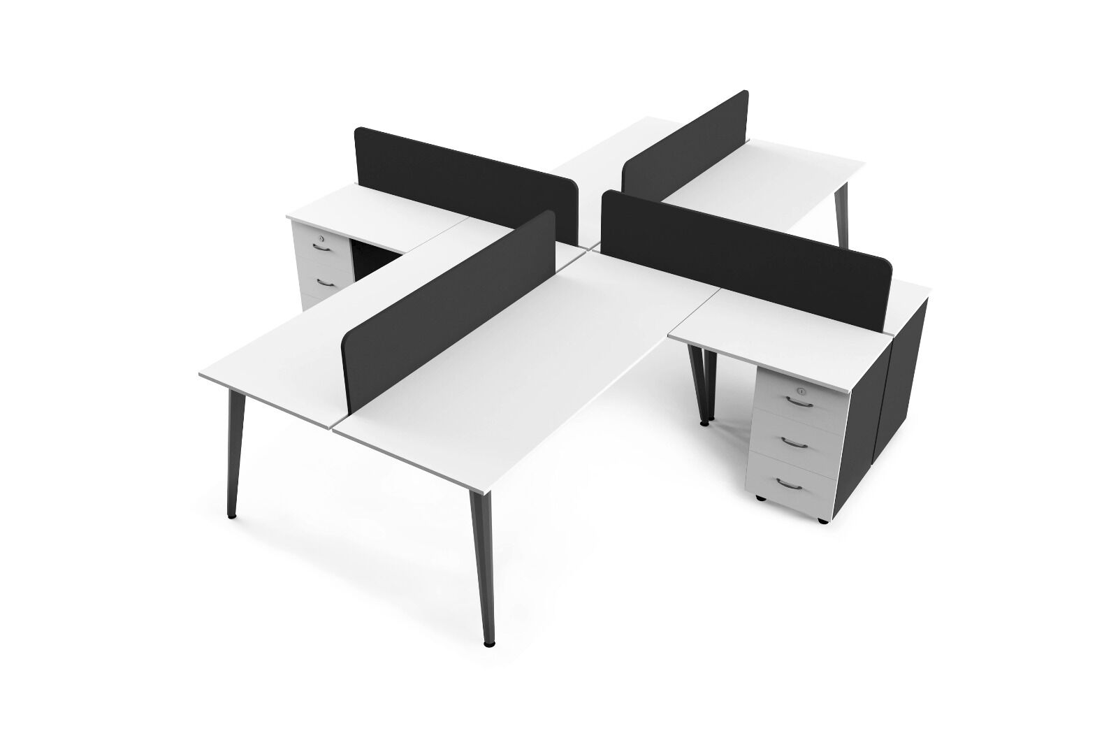 Akburo  Focus  4'lü Çalışma Masası