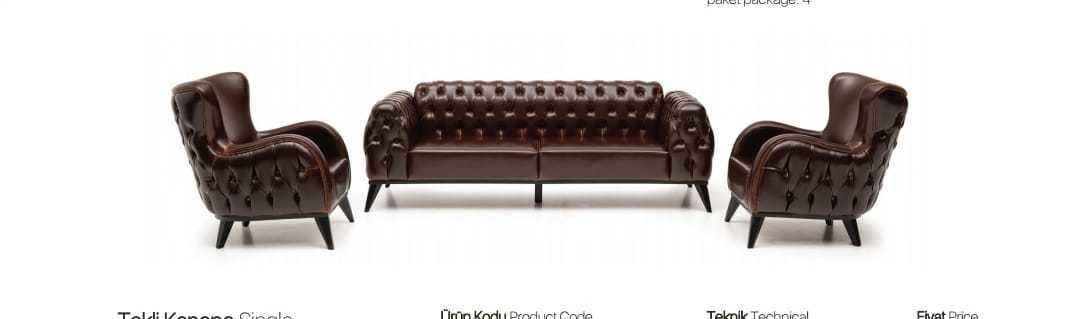 Pause oturma grubu 3+1+1