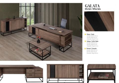 Galata Executive Office Set Without Seats