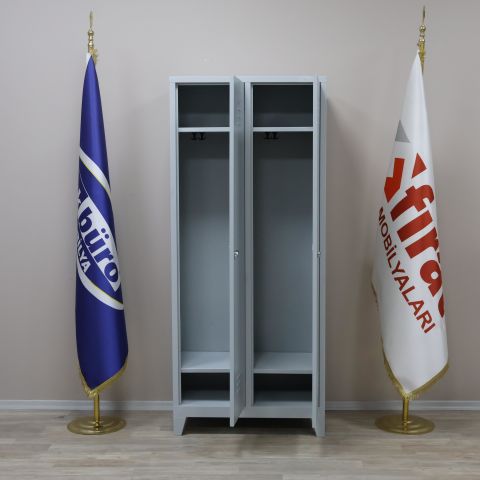 2'li Çelik Soyunma Dolabı (Eko 2'li)