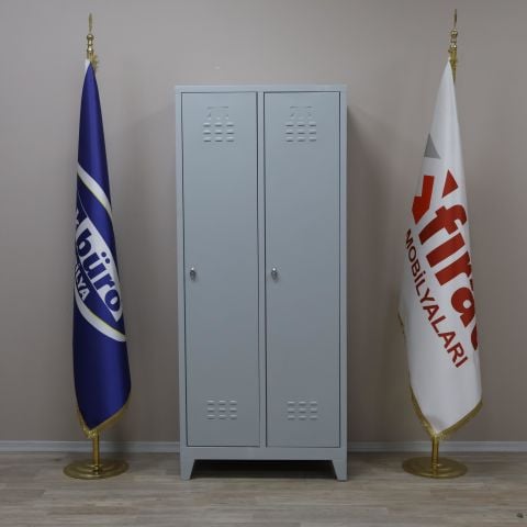 2'li Çelik Soyunma Dolabı (Eko 2'li)
