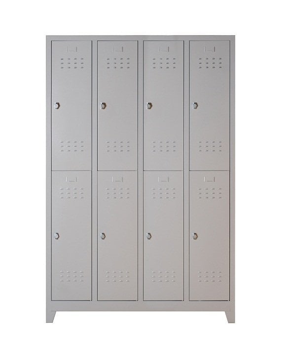 Sekizli Çelik Personel Soyunma Dolabı