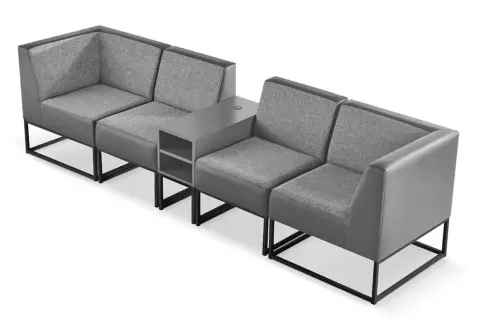 Akburo Corner 4'lü Takım Bekleme Koltuğu