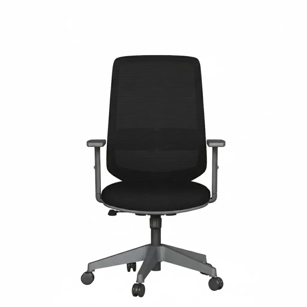 Akburo Mabel Kısa Şef Toplantı Koltuğu (Gri İskelet)