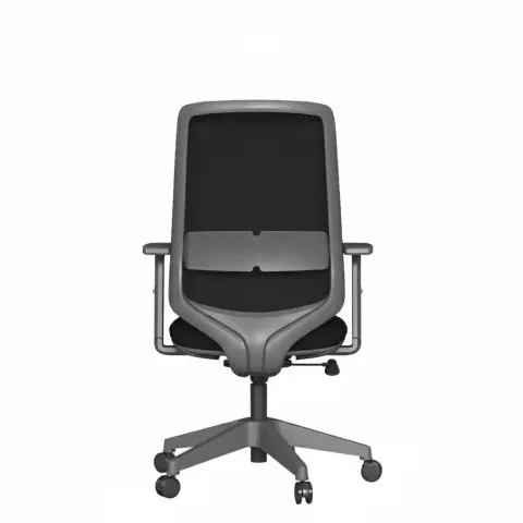Akburo Mabel Kısa Şef Toplantı Koltuğu (Gri İskelet)