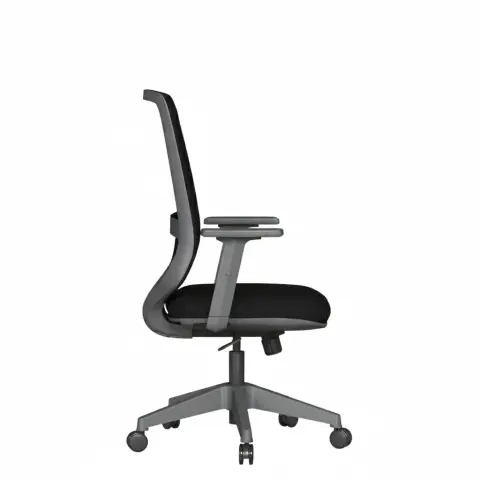 Akburo Mabel Kısa Şef Toplantı Koltuğu (Gri İskelet)