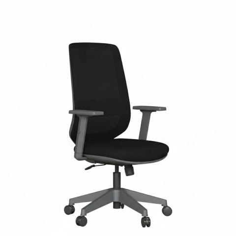 Akburo Mabel Kısa Şef Toplantı Koltuğu (Gri İskelet)