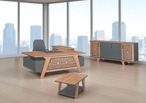 Akburo Milano Executive Office Set Without Seats