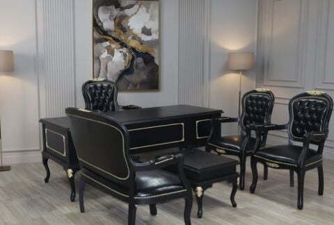 Akburo Black Lükens Makam Takımı