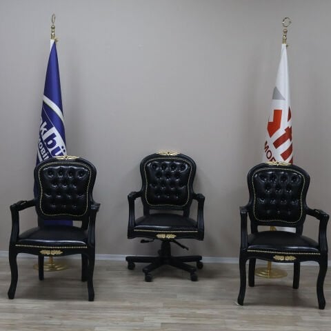 Akburo Black Lükens Makam Takımı