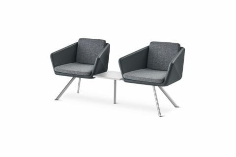 Akburo RS-5095 İkili Sehpalı Bekleme Koltuğu