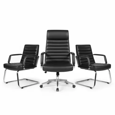 Akburo Ofis Rosetta 3'lü Koltuk Seti