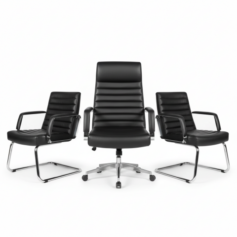 Akburo Ofis Rosetta 3'lü Koltuk Seti