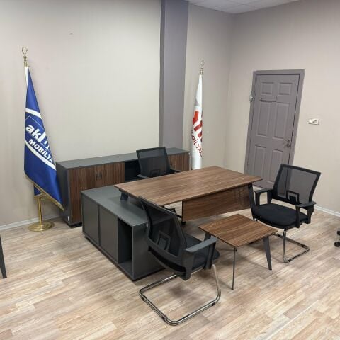 Akburo Black Eta Masa Takımı Rita Koltuk Takımı İle Set