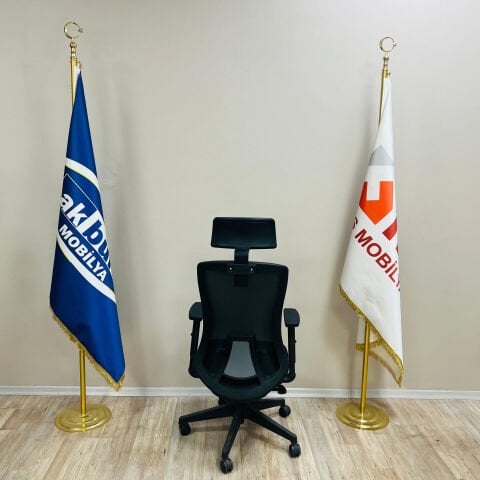 Akburo Pony Fileli Ofis Koltuğu