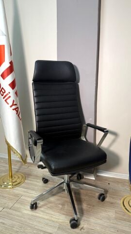 Akburo Ofis Sunset Derili  Yönetici Koltuğu Krom