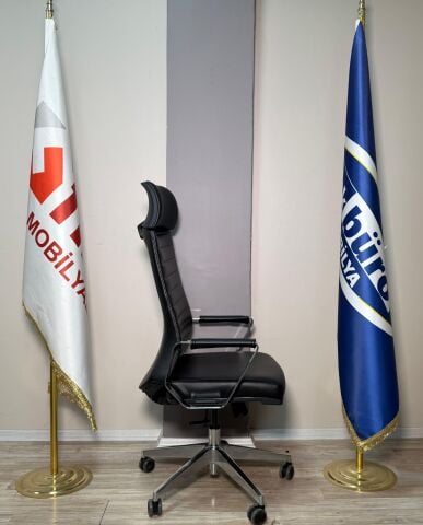 Akburo Ofis Sunset Derili  Yönetici Koltuğu Krom