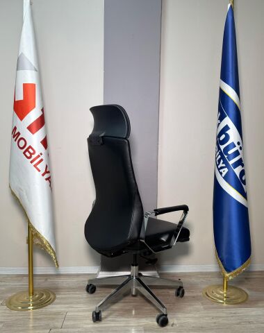 Akburo Ofis Sunset Derili  Yönetici Koltuğu Krom