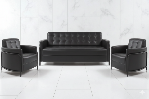 Akburo Ofis Dolunay Oturma Grubu 3+1+1