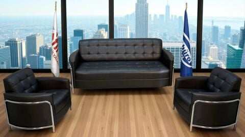 Akburo Ofis Dolunay Oturma Grubu 3+1+1