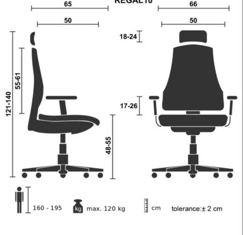 Akburo Regal Fileli Ofis Koltuğu