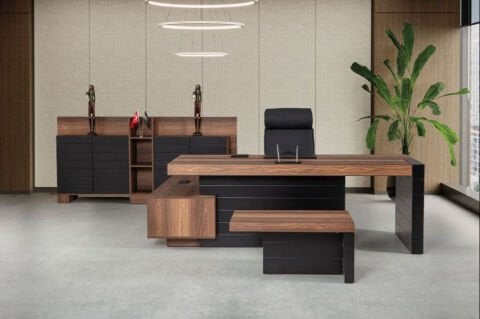 Safran Luxus-Büroset für Führungskräfte