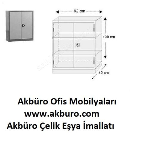 Çelik Dosya Dolabı 100'LÜK