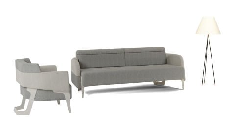 Meridian 3'lü oturma grubu