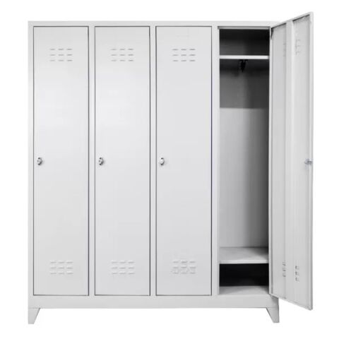 Dörtlü Boy Kapak Metal Soyunma Dolabı