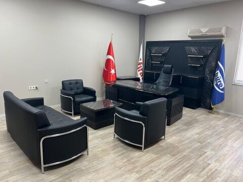 Akburo Ofis Royal Makam Takımı  Mermer Desen Full Set