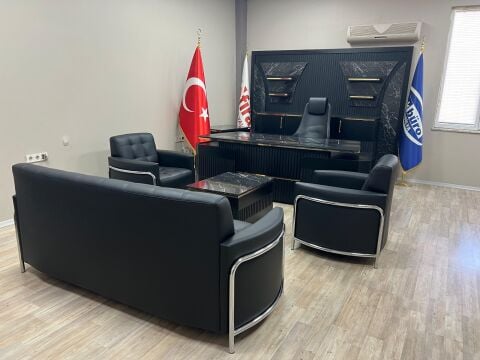 Akburo Ofis Royal Makam Takımı  Mermer Desen Full Set