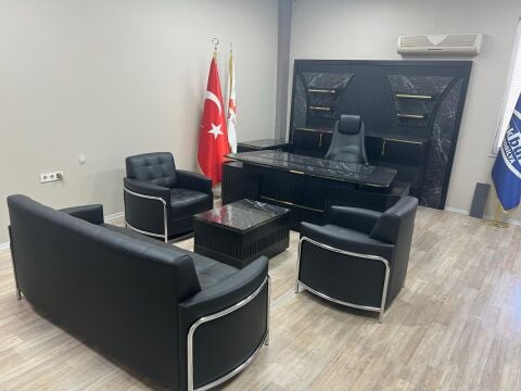 Akburo Ofis Royal Makam Takımı  Mermer Desen Full Set