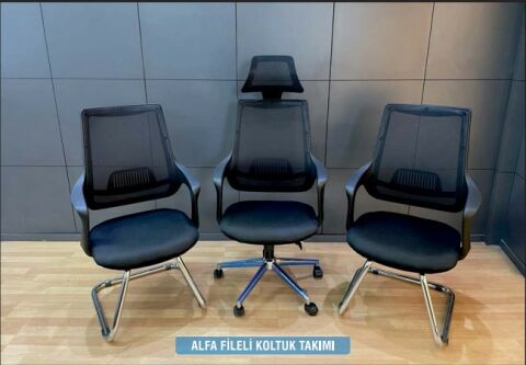Alfa Sofa Set with Mesh