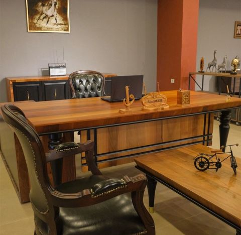 Akburo Ofis Pierra mdf makam takımı oturma gruplu