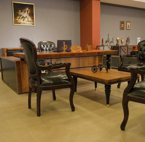 Akburo Ofis Pierra mdf makam takımı oturma gruplu