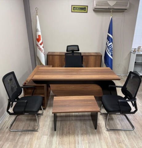 Akburo Riga Masa Takımı Power Fileli Koltuk Takımı İle Set