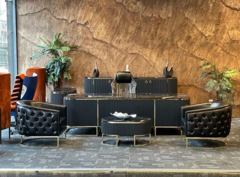 Gold Makam Takımı Oturma Grubu Dahil