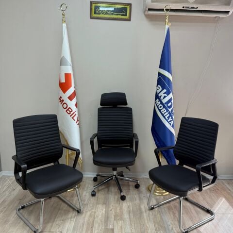 Akburo Ofis Power Derili  Koltuk Seti