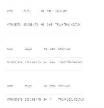 Akburo Ofis Truva oturma grubu