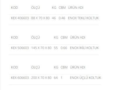 Akburo Ofis Enox  oturma grubu