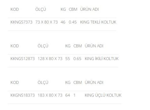 Akburo Ofis King oturma grubu