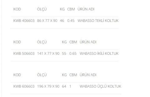 Akburo Ofis Wabasso oturma grubu