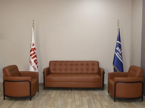 Akburo Ofis Dolunay Oturma Grubu 3+1+1