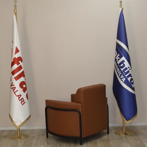 Akburo Ofis Dolunay Oturma Grubu 3+1+1 Taba