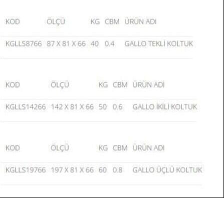 Akburo Ofis Gallo  oturma grubu