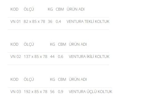 Akburo Ofis Ventura  oturma grubu