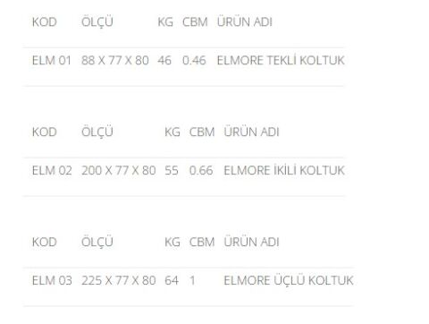 Akburo Ofis Elmore oturma grubu