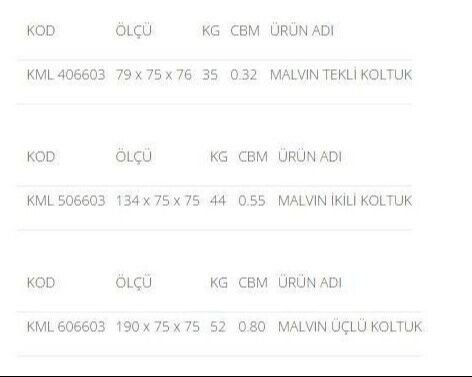 Akburo Ofis Malvin oturma grubu