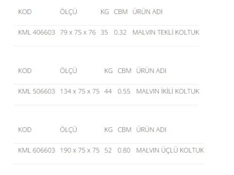 Akburo Ofis Malvin oturma grubu